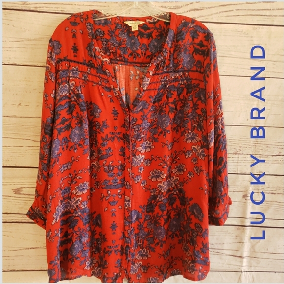 lucky brand boho top